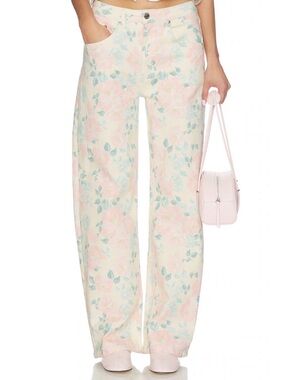 Steve Madden Sydnee Jean in Georgia Bloom Flora. Sz 24. NWT